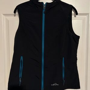 Eddie Bauer Vest Black Womens Medium